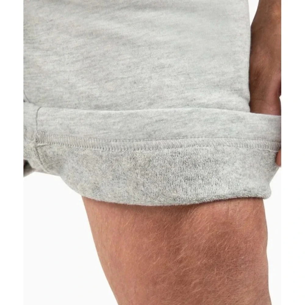 DudeRobe Men's Lounge Shorts S/M Gray Soft Stretch Pajama Sleepwear NWT Cozy